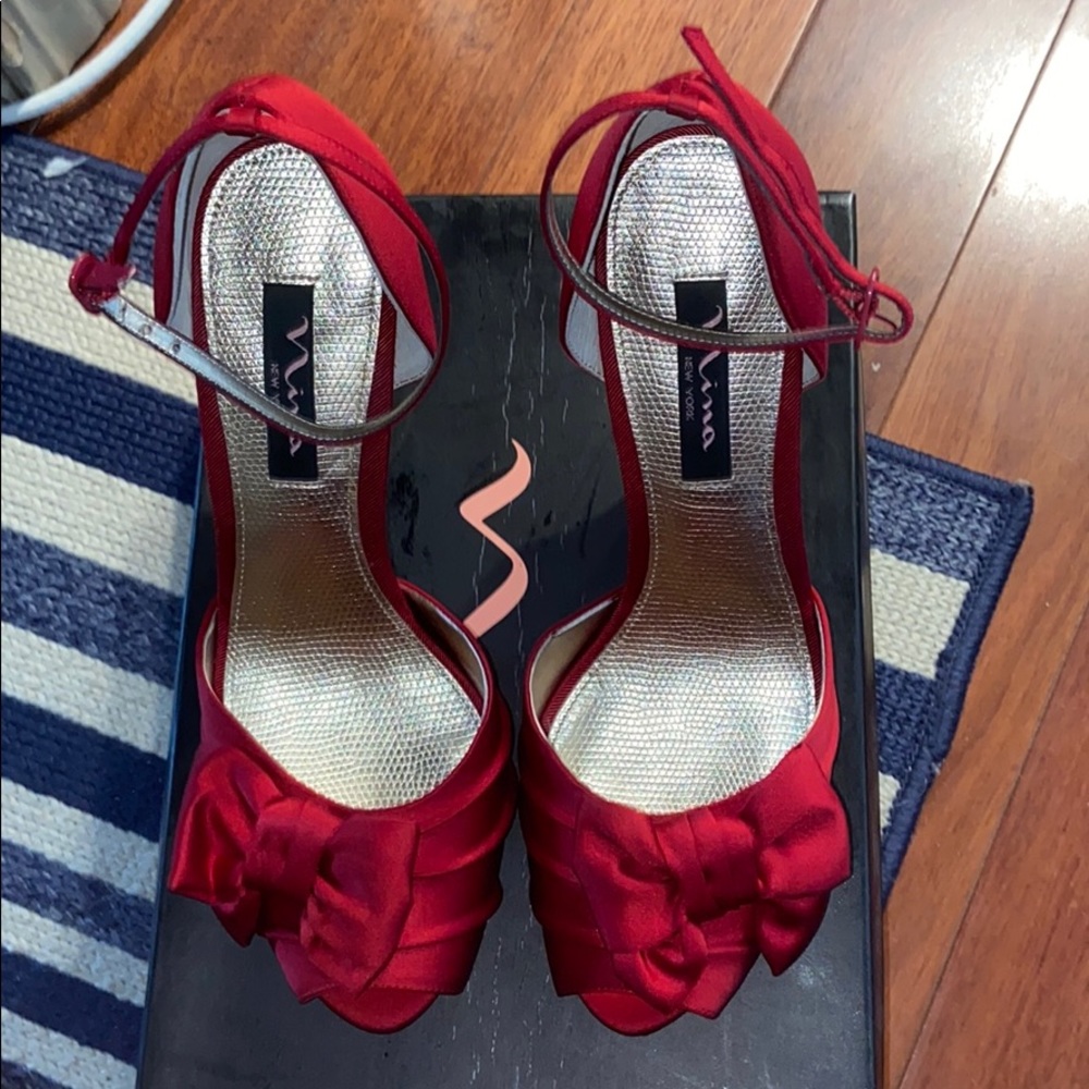 Nina Electra Red Rogue Heels